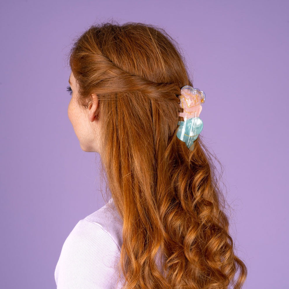 Coucou Suzette Blue mermaid Hair Claw
