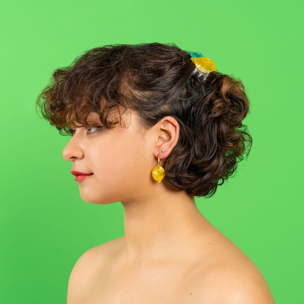 Coucou Suzette lemon mini Hair Claw