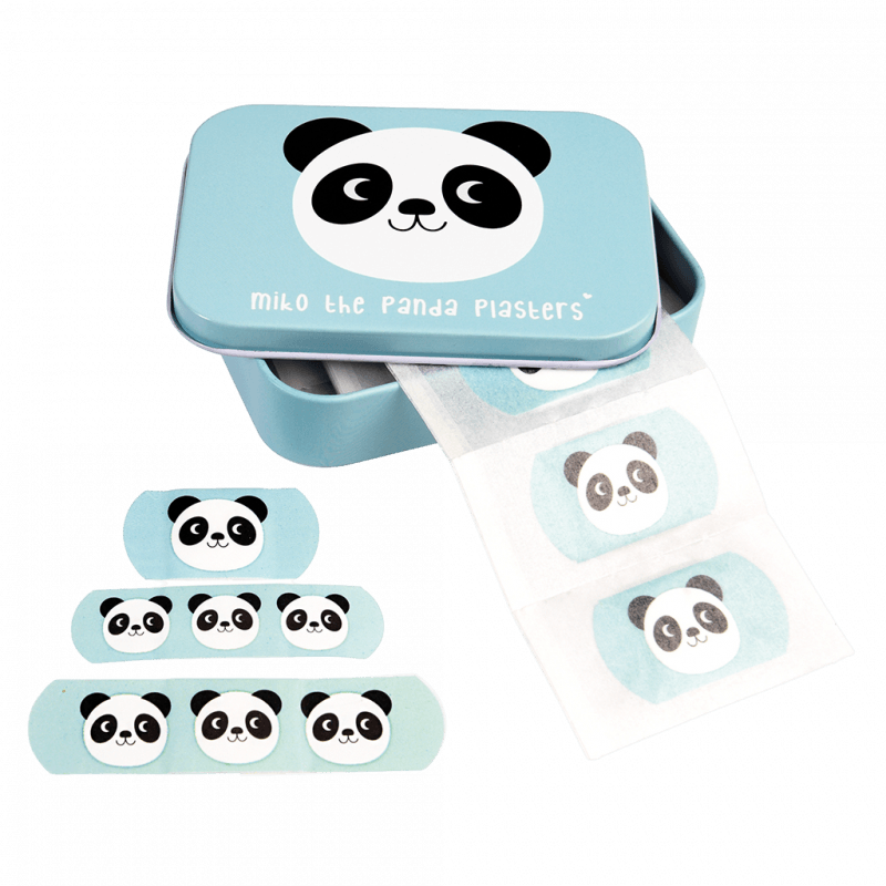 REX Child Plasters Tin -Miko the Panda (30 packs)