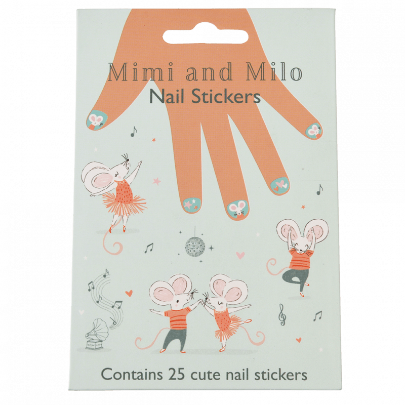 REX Child Nail Stickers -Mimi and Milo
