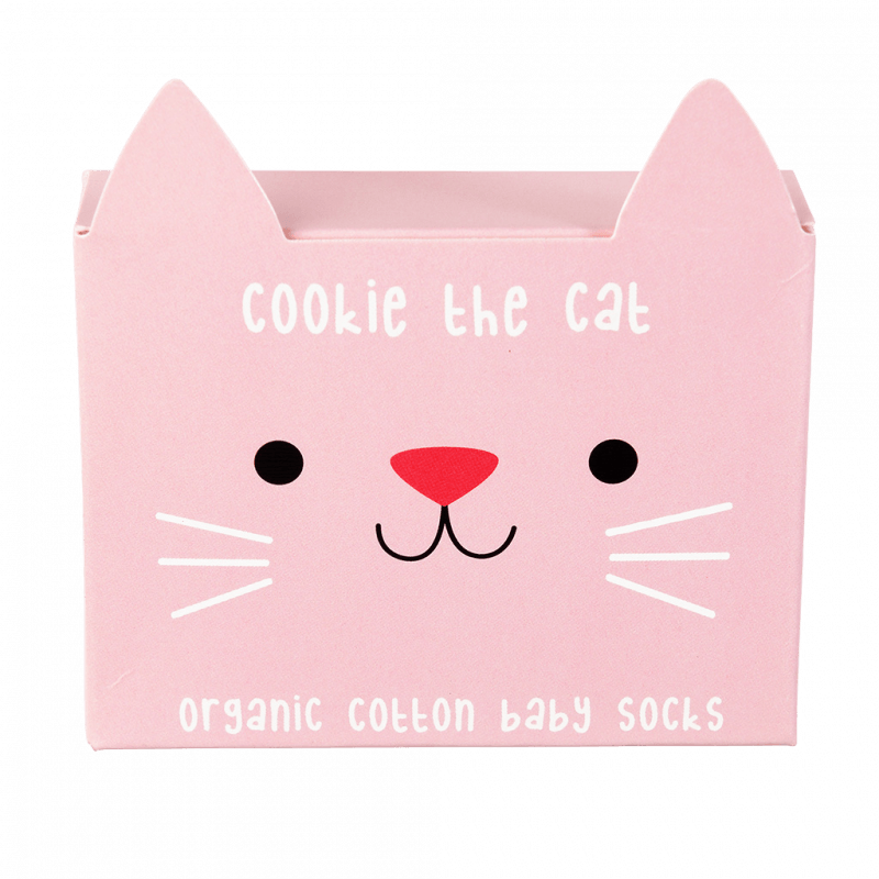 REX Pair of baby socks - Cookie the cat (One pair)