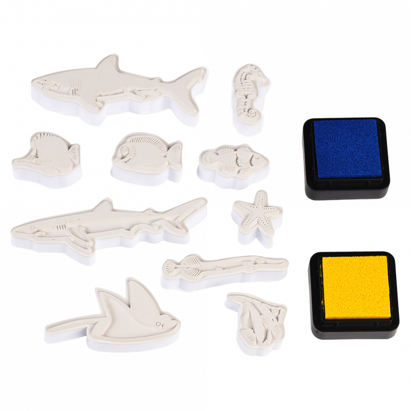 Set Of Mini Stamps -Ocean