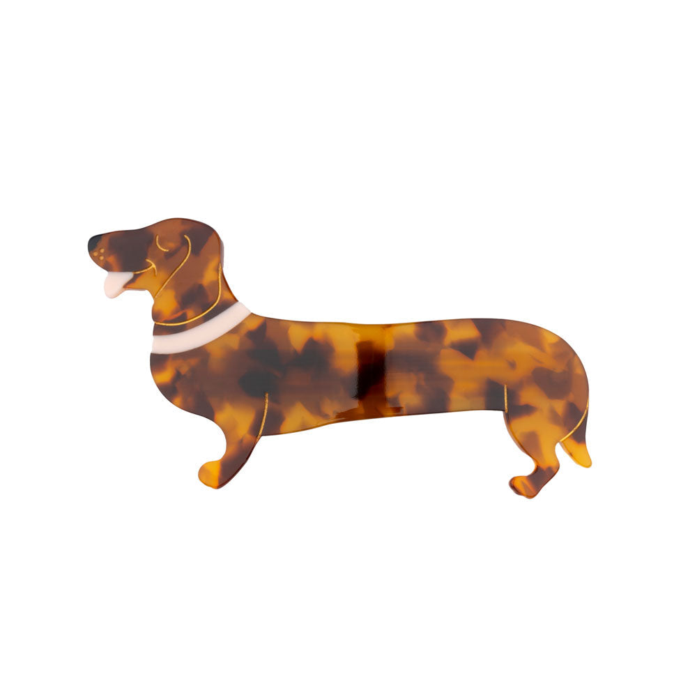 Coucou Suzette Dachshund French Hair Barrette