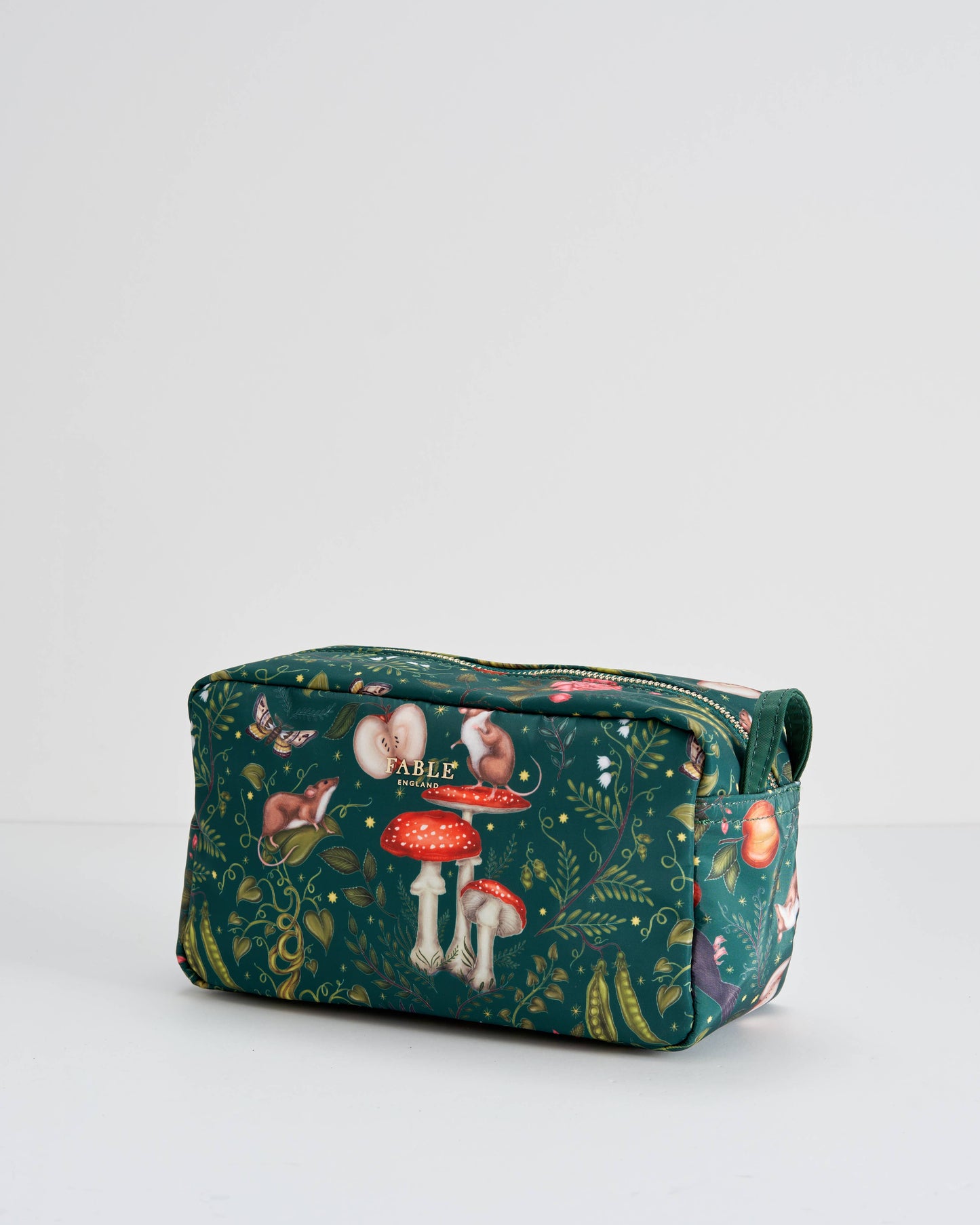 FABLE x Catherine Rowe Into the Woods Green Travel Pouch