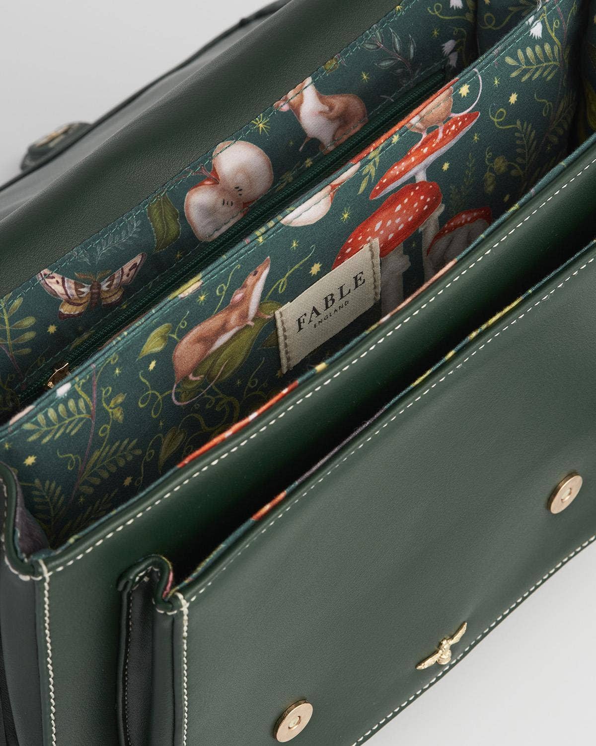 FABLE Into the Woods Green Satchel