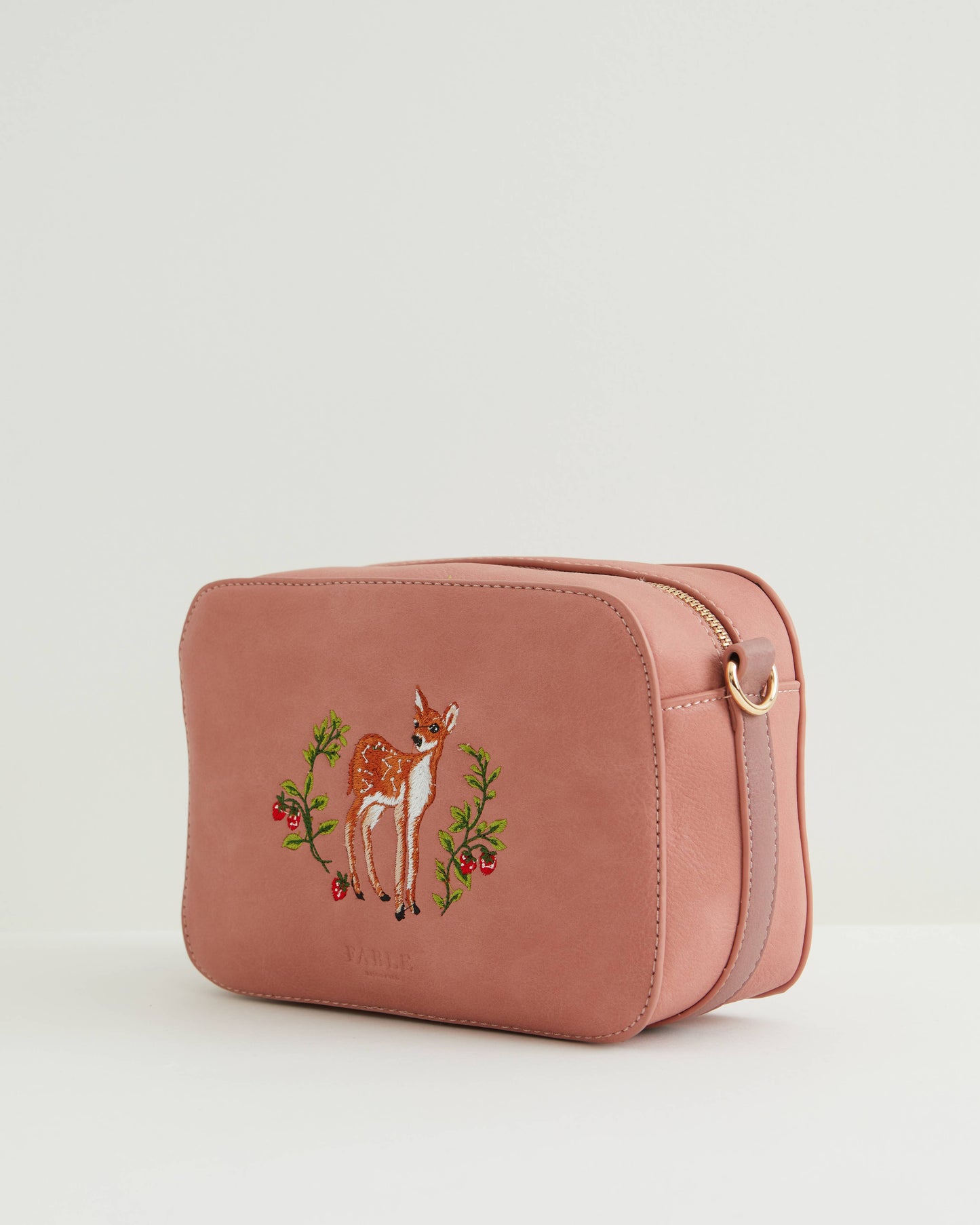 Fable London Fawn Embroidered Camera Bag Origami Doll