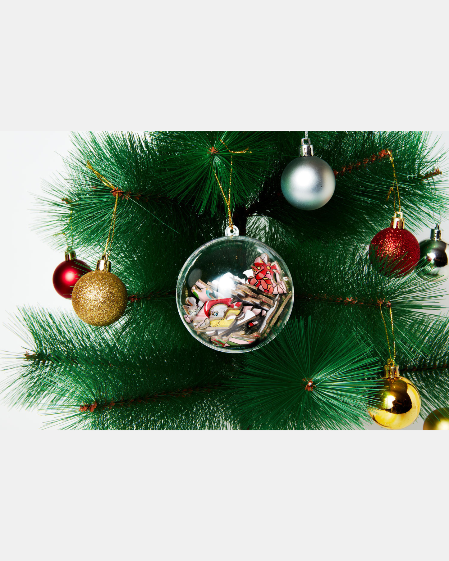 42 Piece May Gibbs Puzzle in Christmas Tree Ornament