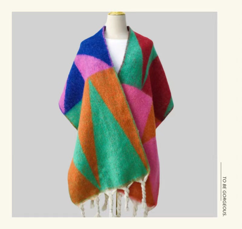 Multi coloured Knit Scarves