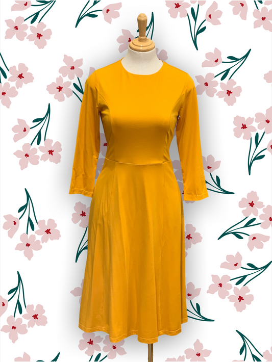 Essential Jersey Dress - Yellow