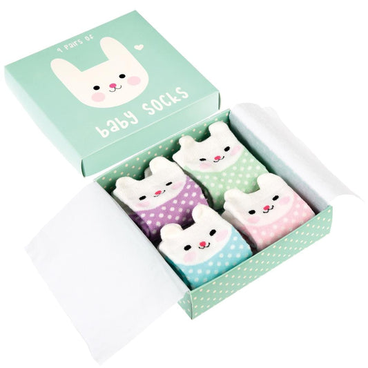 Rex Baby Socks - Bunny (4Pair)
