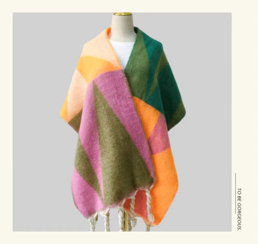 Multi coloured Knit Scarves