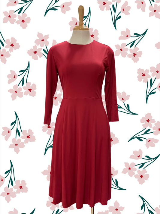 Essential Jersey Dress - Red