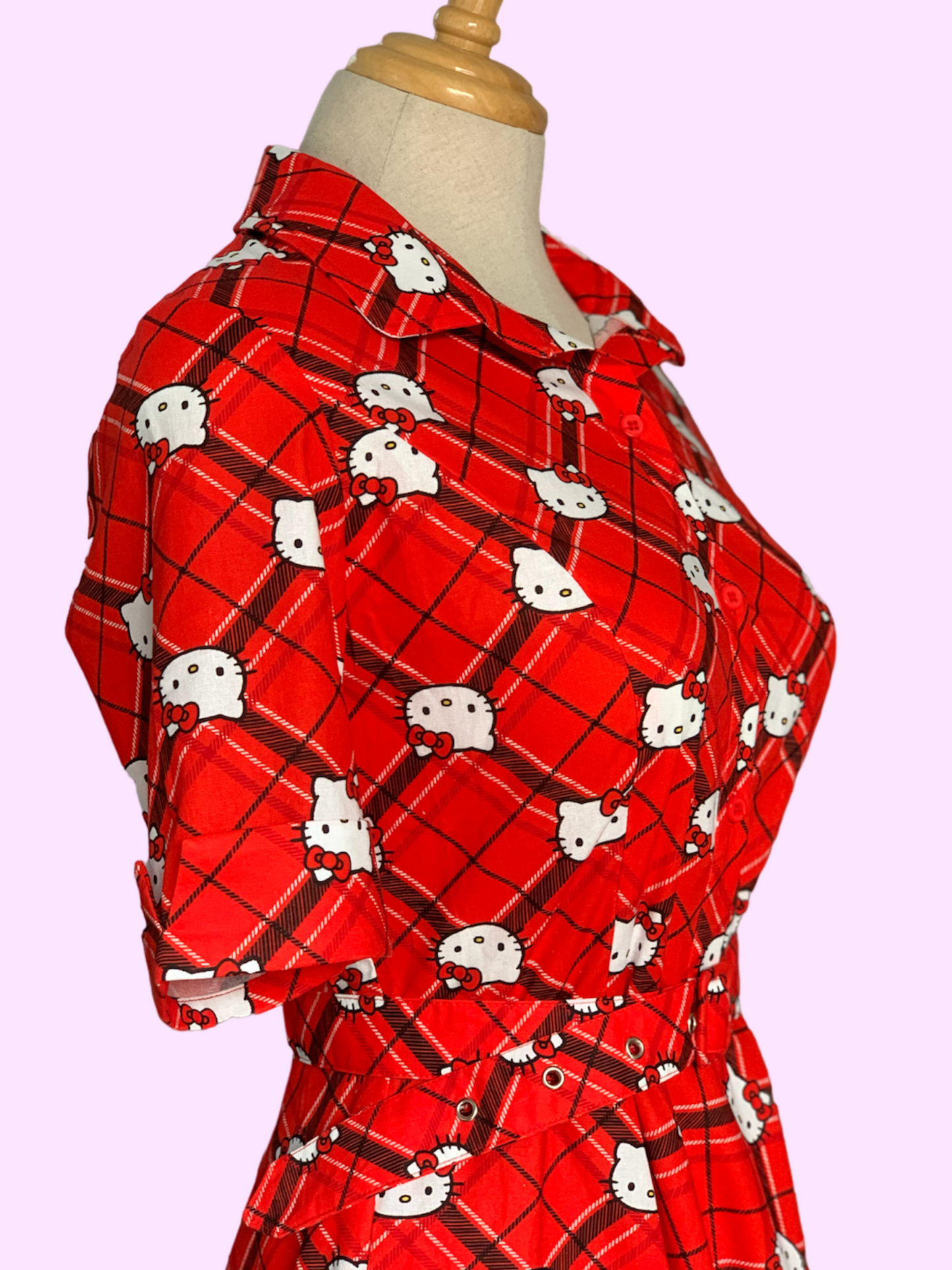 Audrey Dress - Kawaii Kitty (Low in Stock/ size 10,12)
