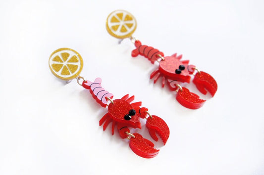 Laliblue Lobster Earrings