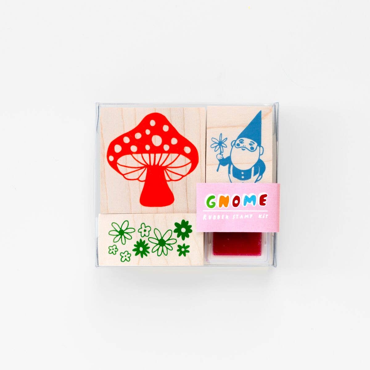 Gnome and Mushroom Stamp Kit