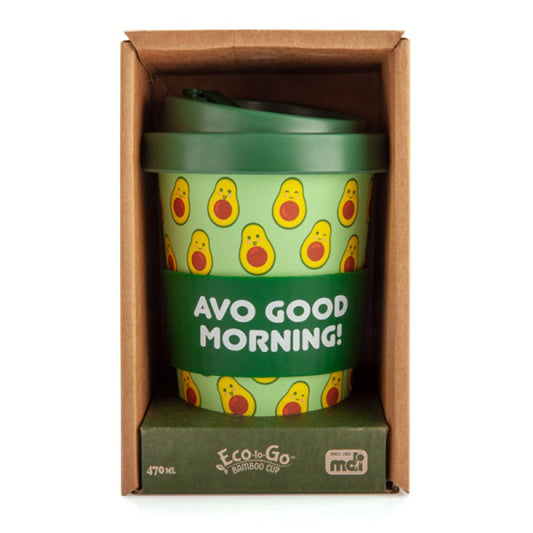 Eco to go bamboo cup avocado