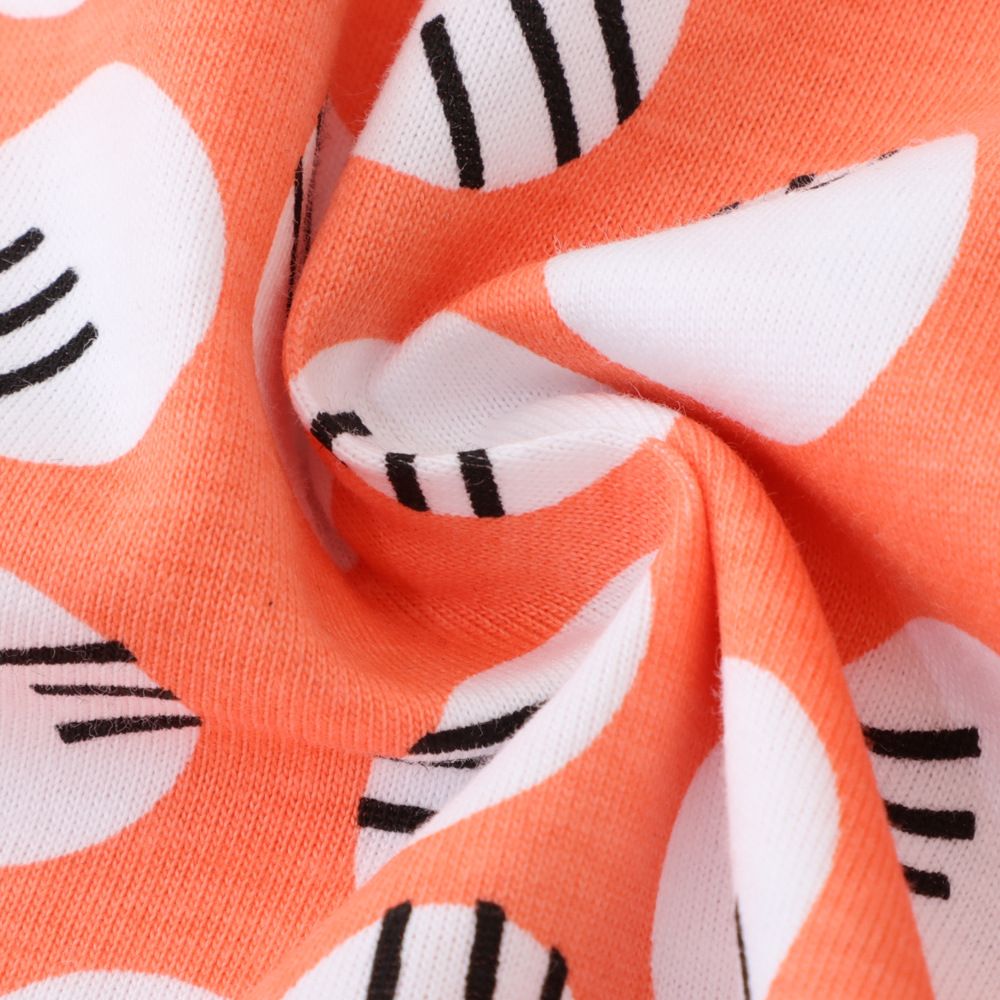 Orange Polkadot Cat girl dress (Low in stock /3,5& 6yrs old)