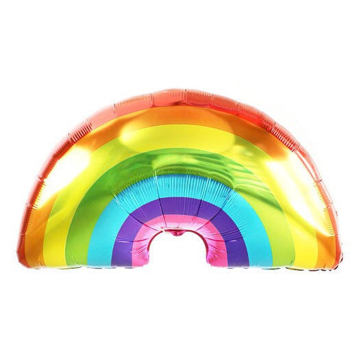 Rainbow foil balloon