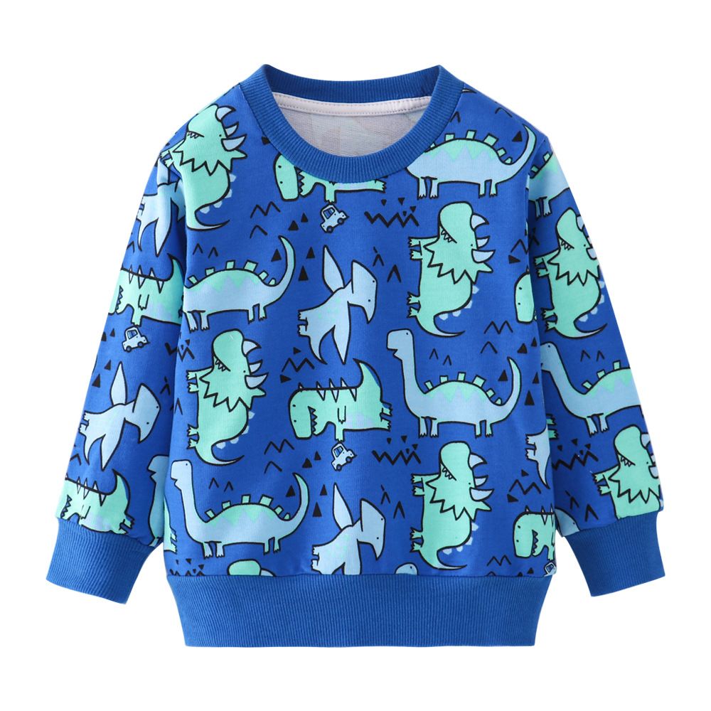 Let’s Roar Blue Dinosaur kids pullover (Last one/5 yrs old)