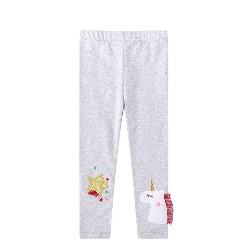 Grey unicorn  kids legging (Last one  / 7 yrs old)