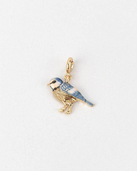 Fable Enamel Blue Tit Charm