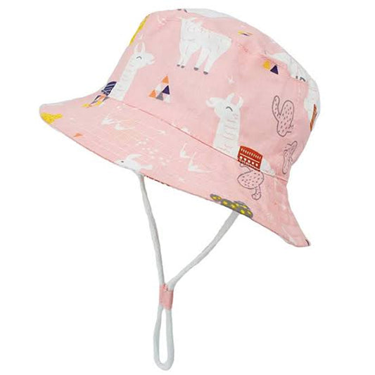 Kids bucket hat llama