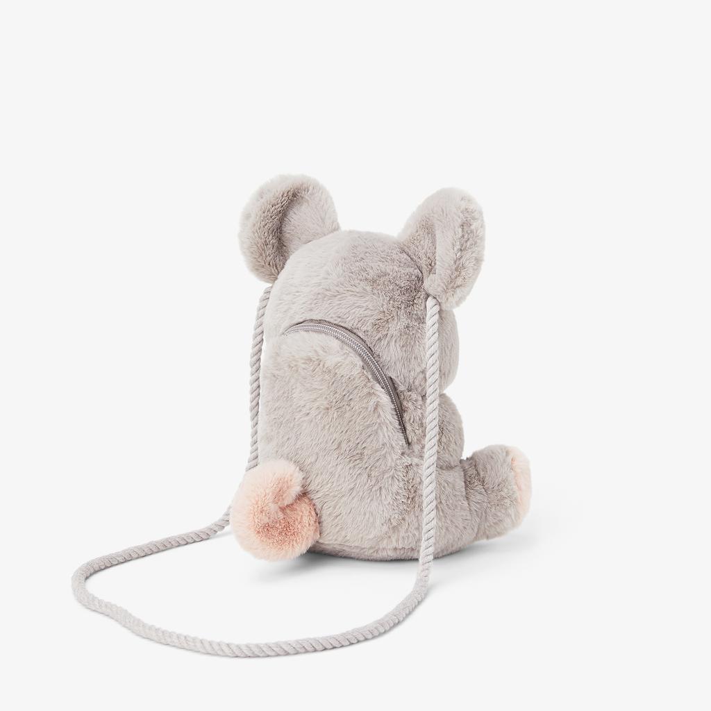 Fluffy mouse kids bag