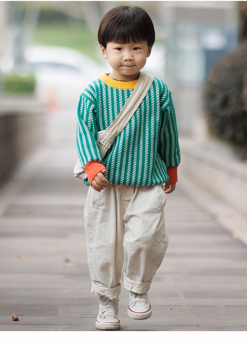 Retro knit kids pullover (Low in stock/ 5-6 yrs old& 6-7 yrs old)
