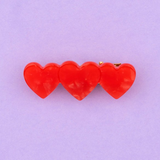 Coucou Suzette heart hair clip