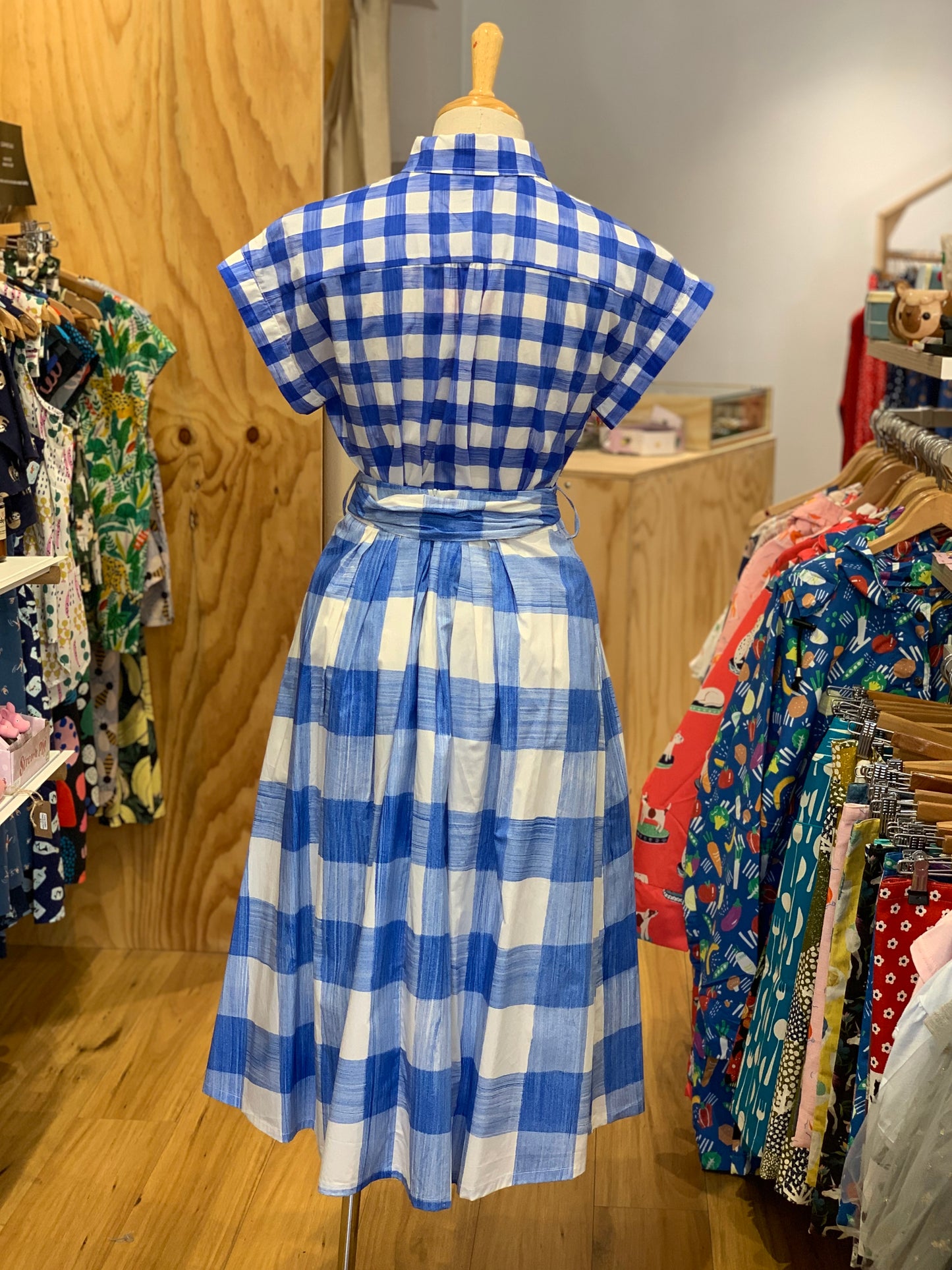 Camila Skirt - Blue plaid (Last Size/  size 6)