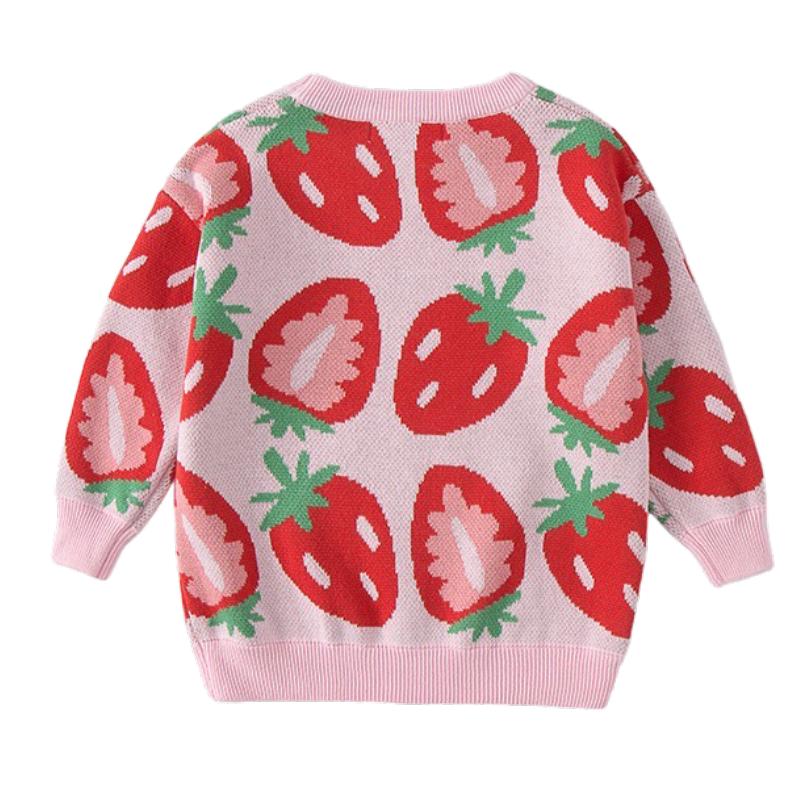 Strawberry kids pullover