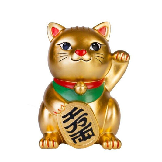 Table lamp Lucky Kitty Gold (Newtown Pickup Only)