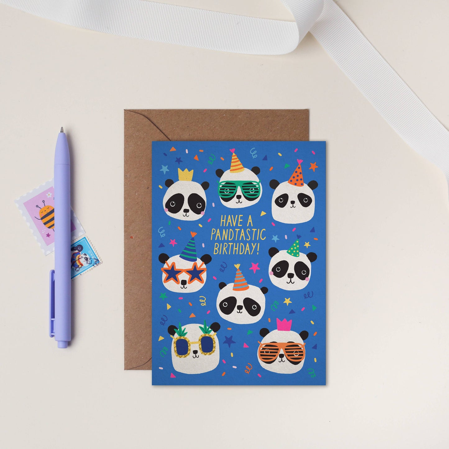 Party Pandas Children's Birthday Card | Kid's Birthday Card