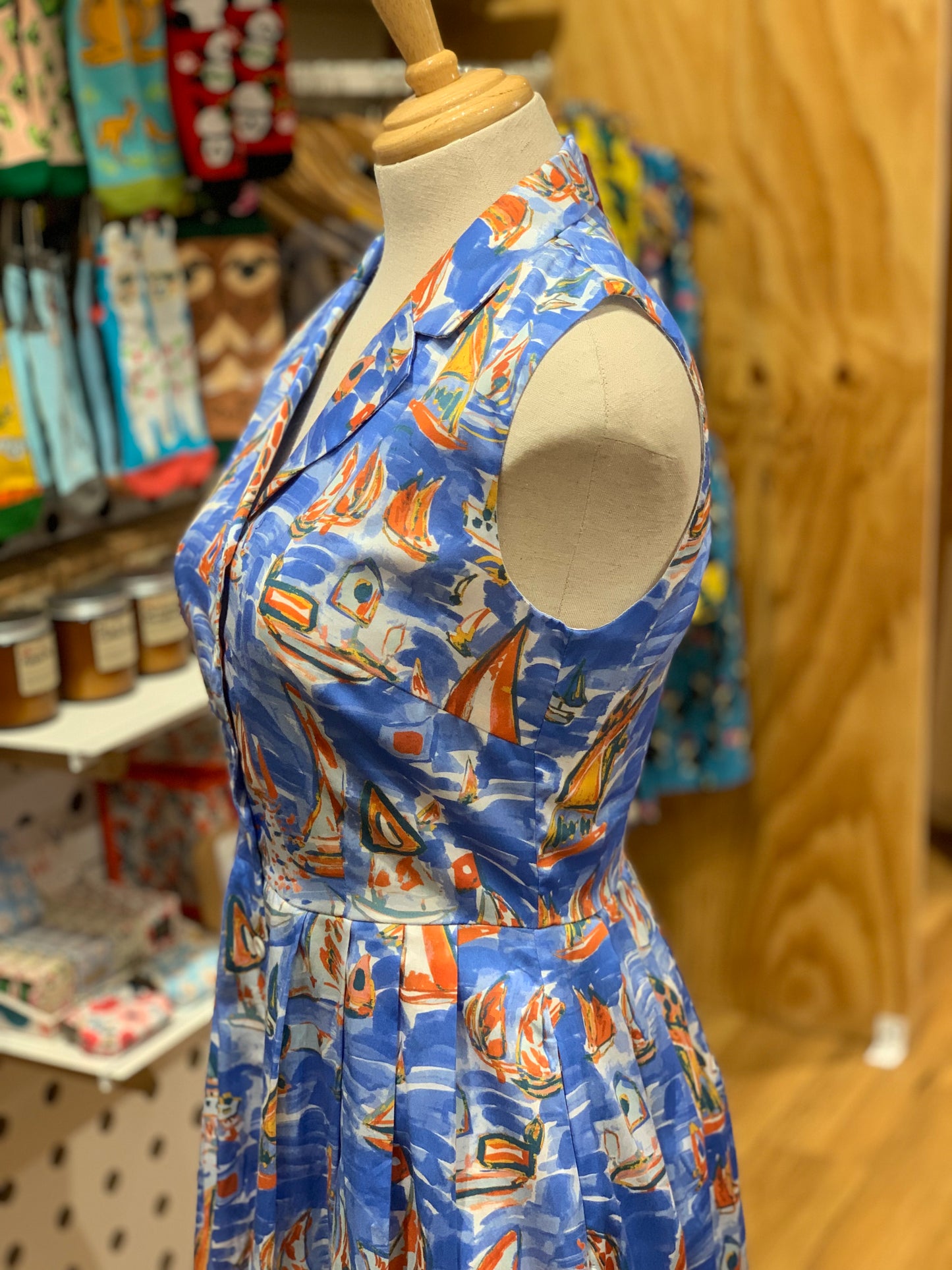 Grandma’s Attic Dress - Sea life (last size 8)
