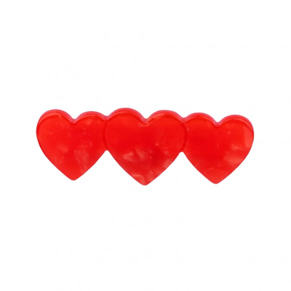 Coucou Suzette heart hair clip