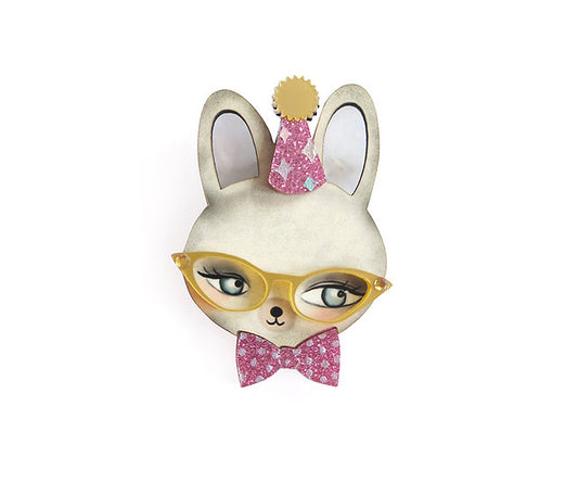 Laliblue Bunny party brooch