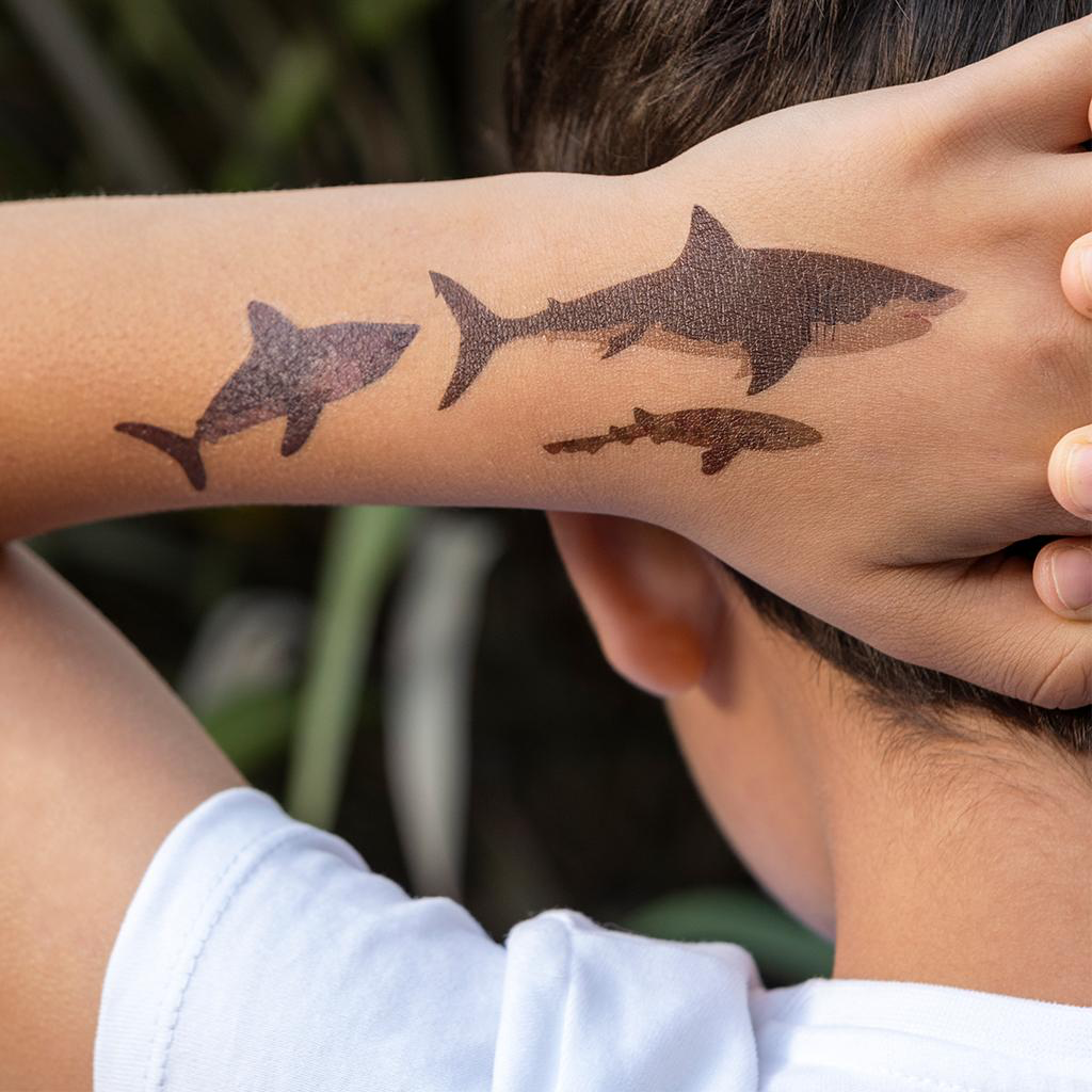Sharks temporary Tattoos
