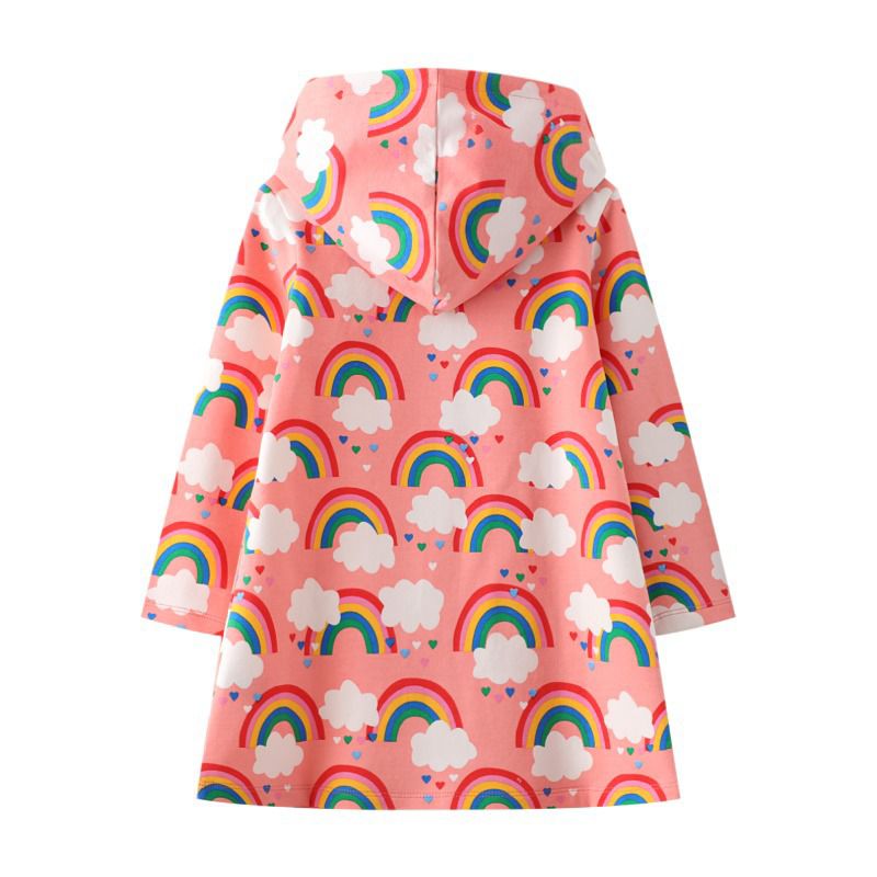 Happy rainbow cotton girls dress (Low in Stock/ 2&7 yrs old)