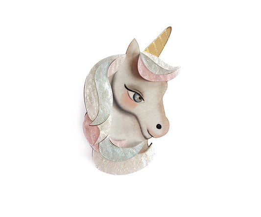 Unicorn brooch