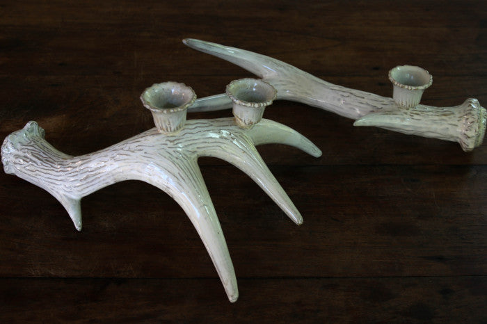 Ceramic Deer Antler Candle holder