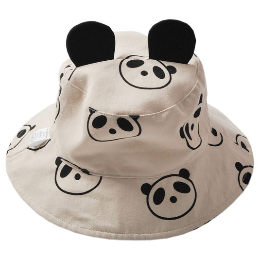 Kids panda bucket hat