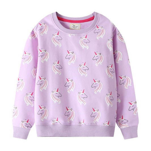 Purple Unicorns pullover (Last one/ 2 yrs old)