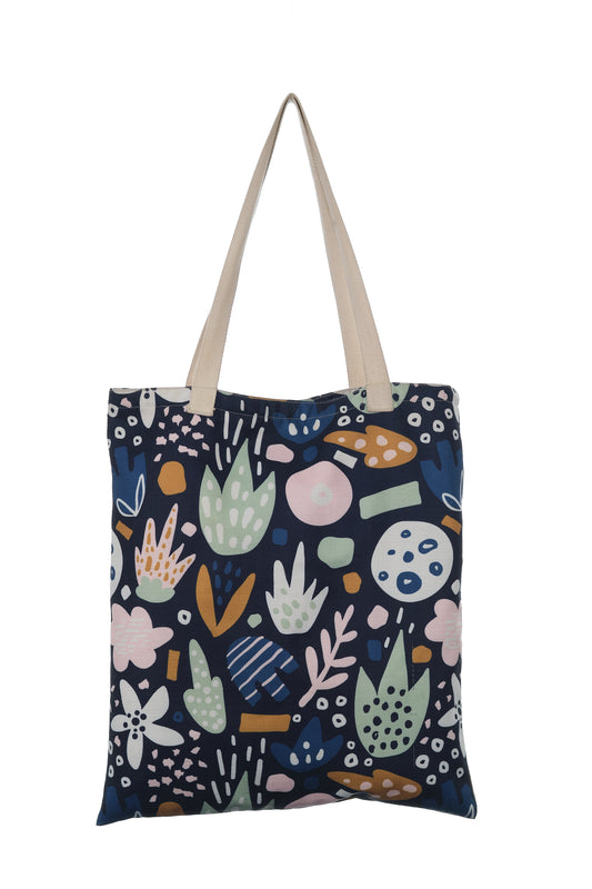 Tote Bag - Blue Floral