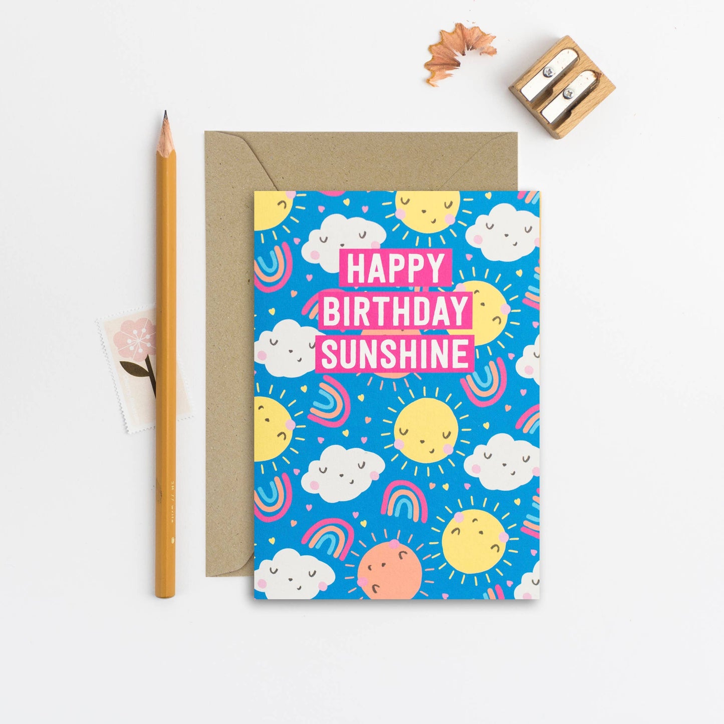 Happy Birthday Sunshine Card | Rainbow Birthday Card | Pride