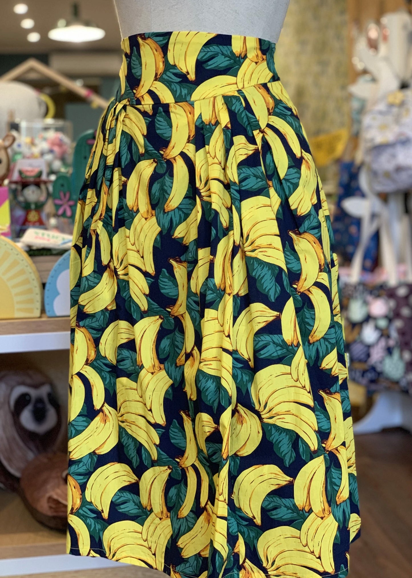 Museum Tour Skirt - Banana