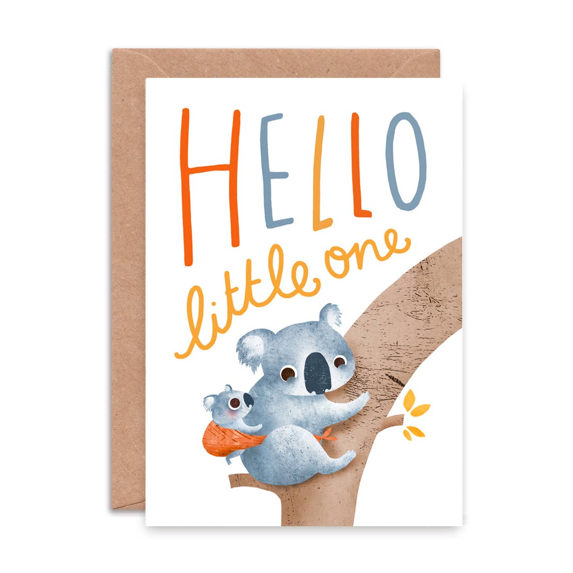 Hello Little One New Baby Greeting Card