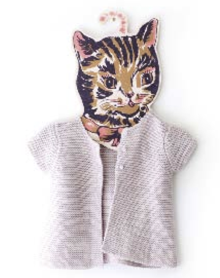 nathalie lété miaou pink coat hanger