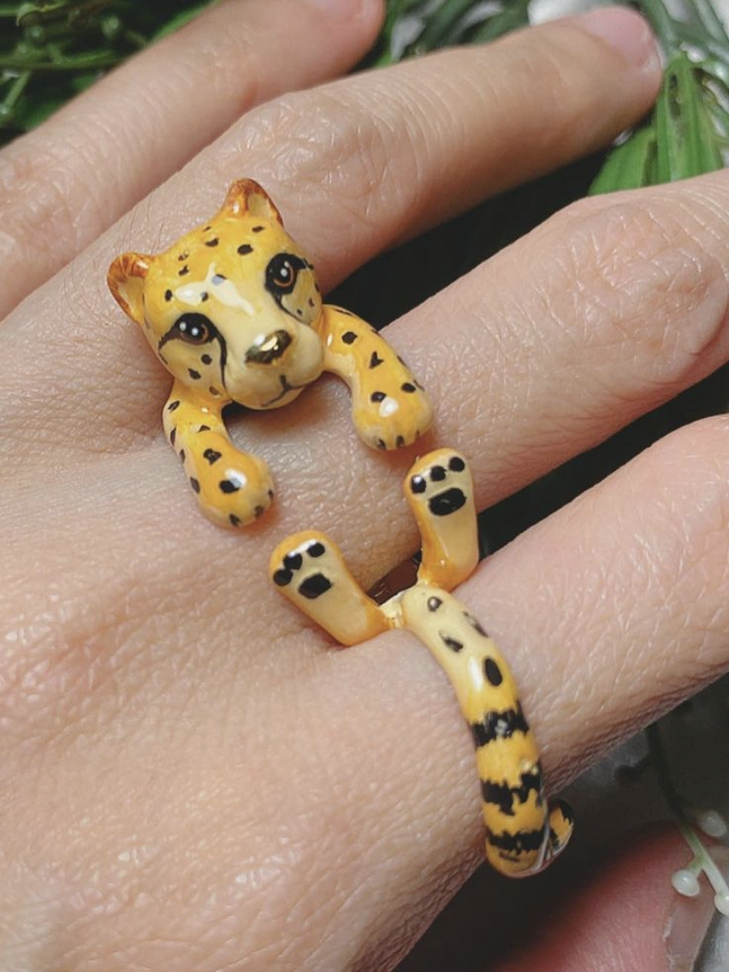 Handmade Cheetah Ring