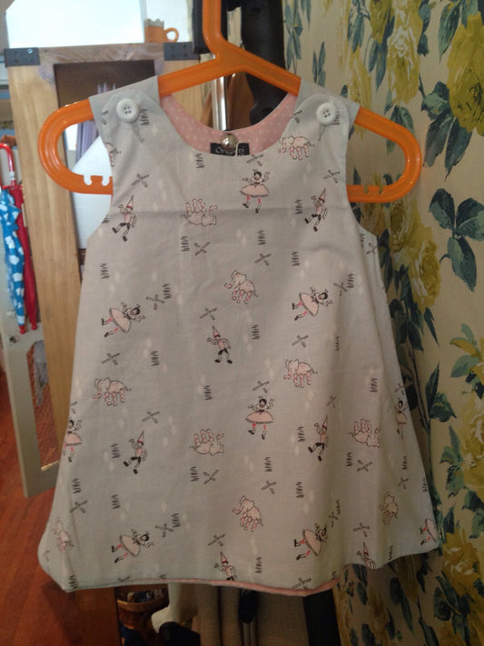 Emily Kid Girl Dress - Puppet (Last One/ 5 yrs old)
