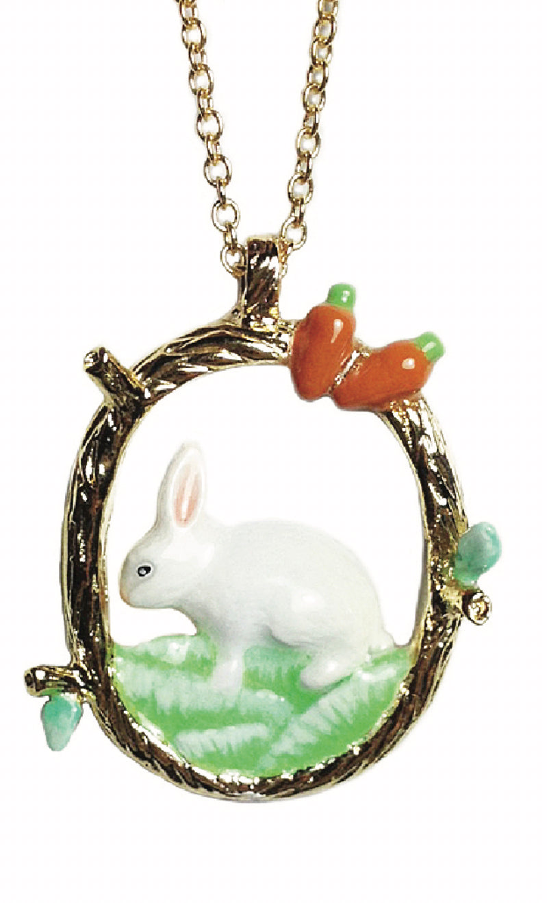 Handmade Bunny Carrot Ring and Necklace